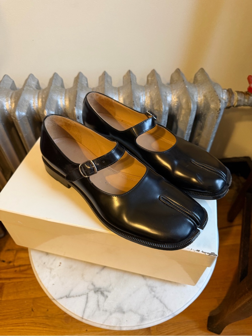 Maison Margiela Tabi Mary Jane Black 41